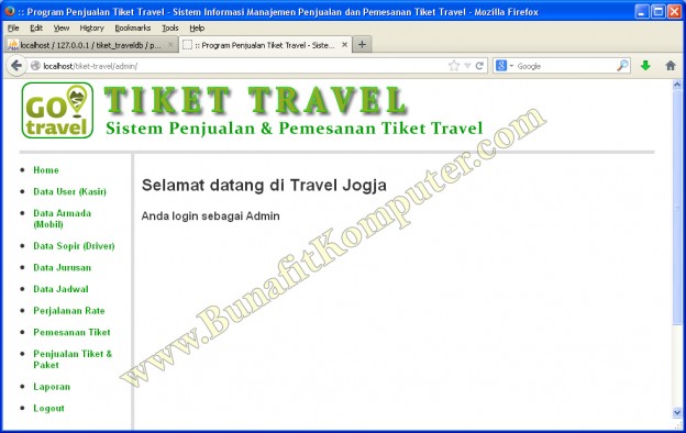 Program Aplikasi Penjualan Tiket Travel Bunafit Komputer 3828